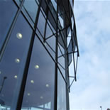 Photograph of a glass window