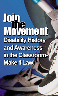 Join the Movement: Disability History and Awareness in the Classroom-Make it Law!