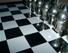 Photgraph of a chessboard and chess set