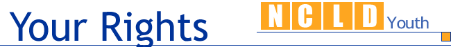 Your Rights Image with NCLD Box logo
