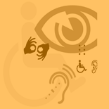 Graphic image collage of various Disabiliy Access Images